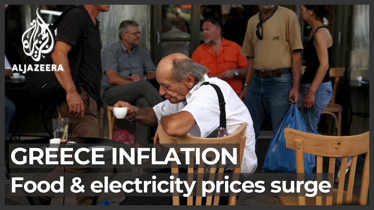 Greeks struggle to afford food and electricity as inflation soars