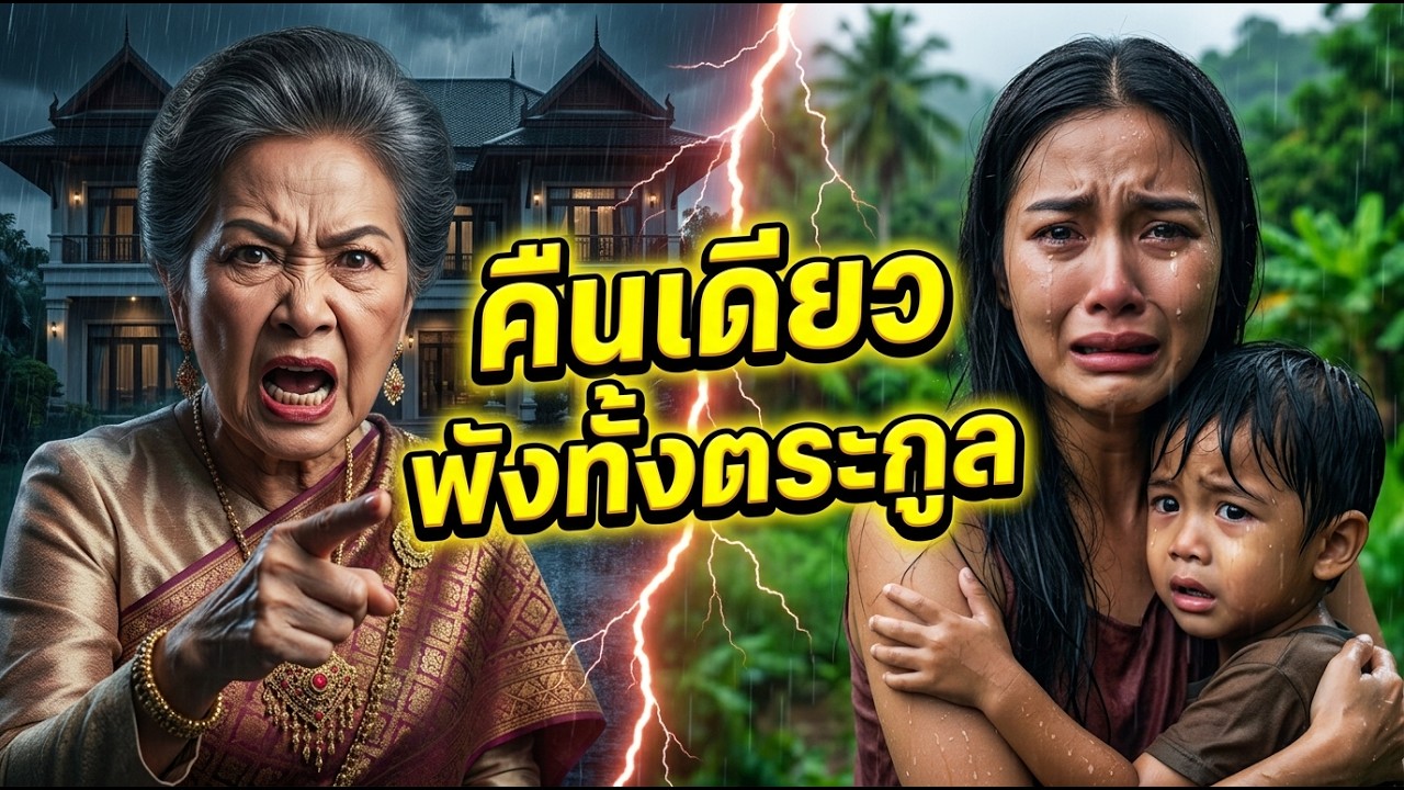 แม่สามีไล่สะใภ้ลูกติดพ้นบ้าน! 💔| ใต้เพดานนิทาน