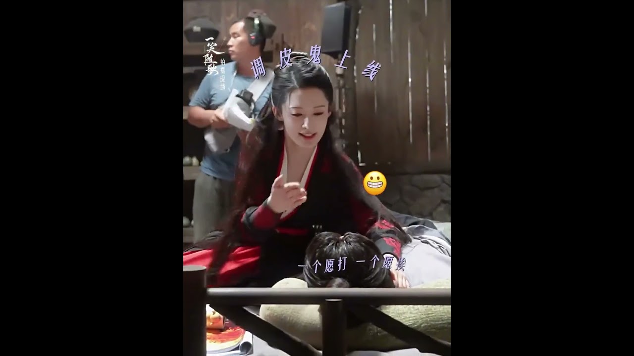 Laugh when see the each other~💗😍#fatedhearts #chenzheyuan #liqin #一笑随歌 #陈哲远 #李沁