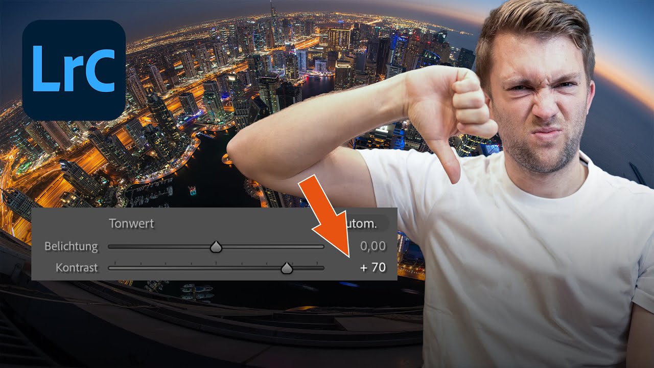 Nutze NICHT den KONTRAST REGLER in LIGHTROOM! So gehts besser...