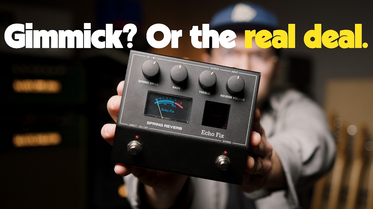 Amp-like spring reverb in a pedal? Echo Fix EF-P2 Spring Reverb Pedal Review