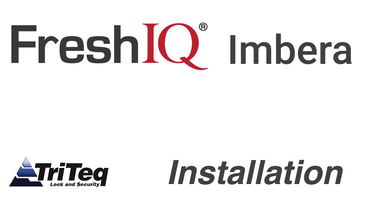 FreshIQ cooler lock installation
