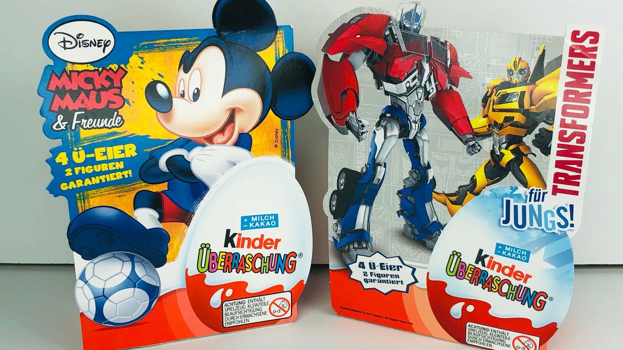МИККИ МАУС, ТРАНСФОРМЕРЫ Киндер Сюрприз Распаковка старых коллекций Kinder Überraschung Transformers
