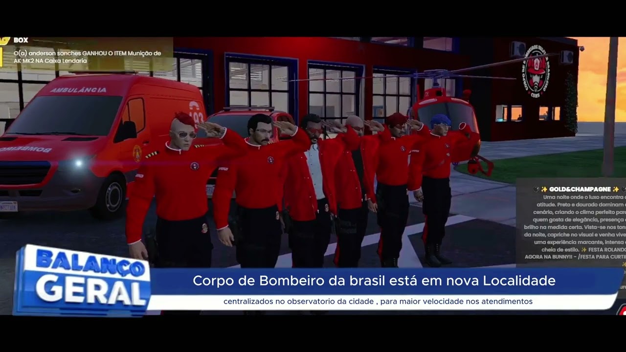 Corpo de Bombeiros em nova localidade - Brasil RP