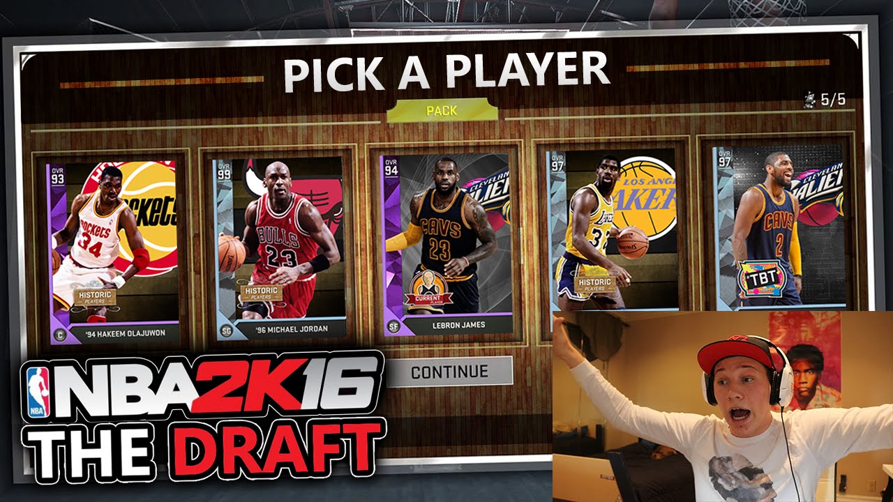 USING THE BEST TEAM DRAFT! - NBA 2K16 DRAFT!