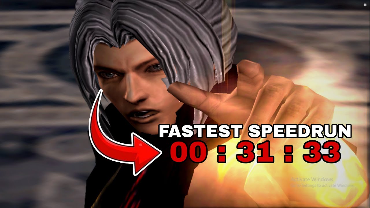 I finished the game in ( 31:33 ) god hand speed run ,cheat walk through walls , 1 hit damage