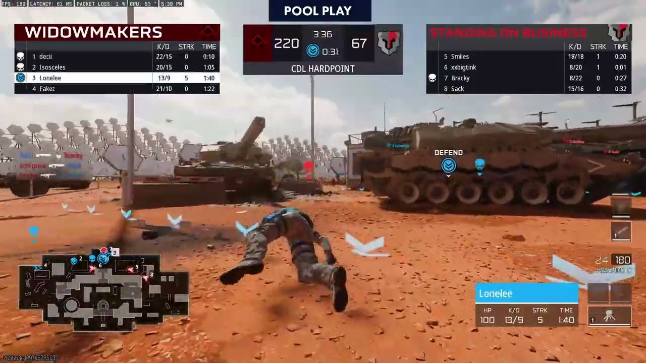 FT Major 2: Winners R1: Widowmakers vs Goon Squad  @ 12:30pm EST