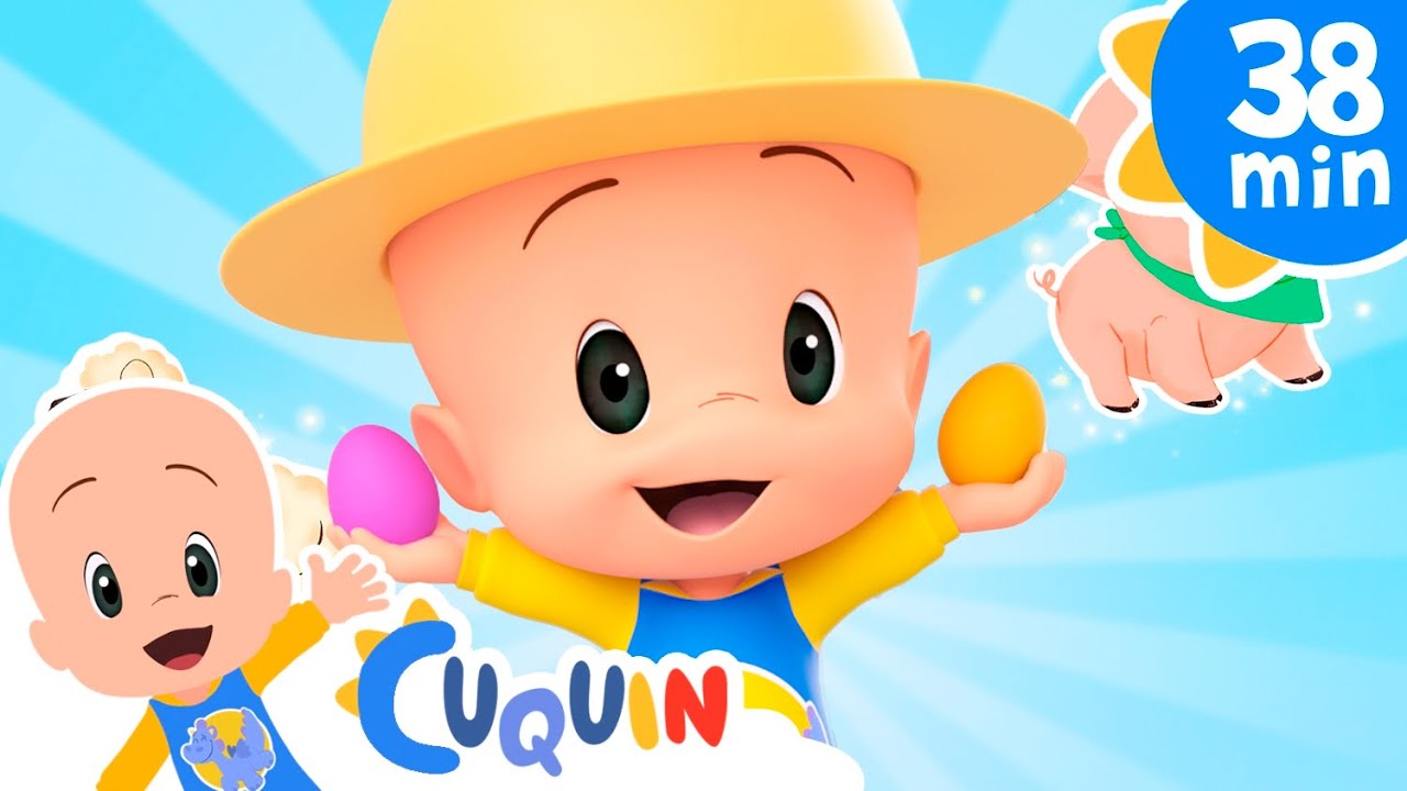 En la granja de mi tio y más canciones infantiles con la Familia Telerín | Cleo & Cuquín