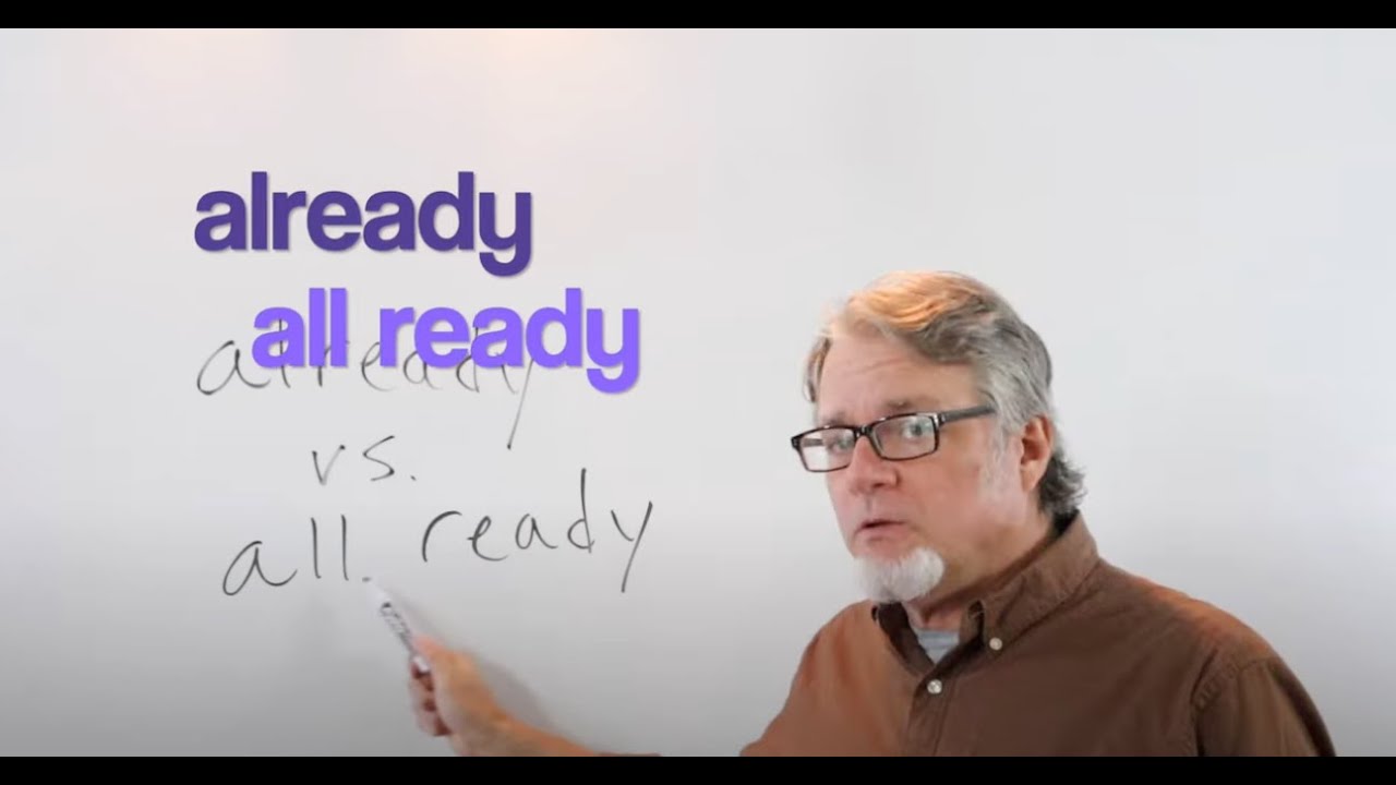already vs all ready