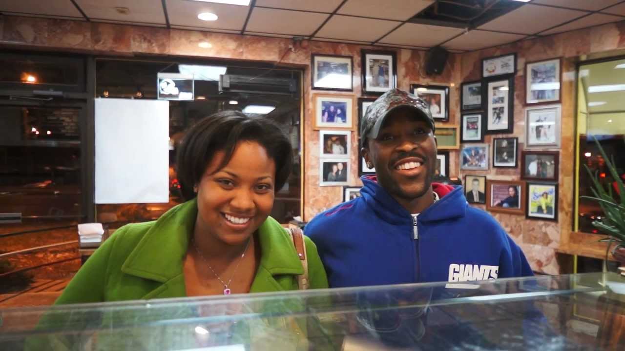 Adriane from Virginia and Mike from Newark at Ray's Pizza