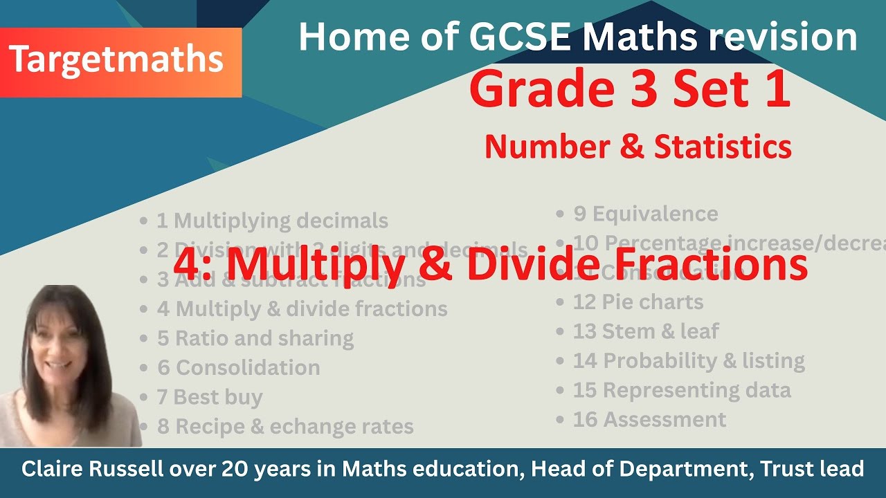 Multiplying & Dividing Fractions 👉 Lesson 4