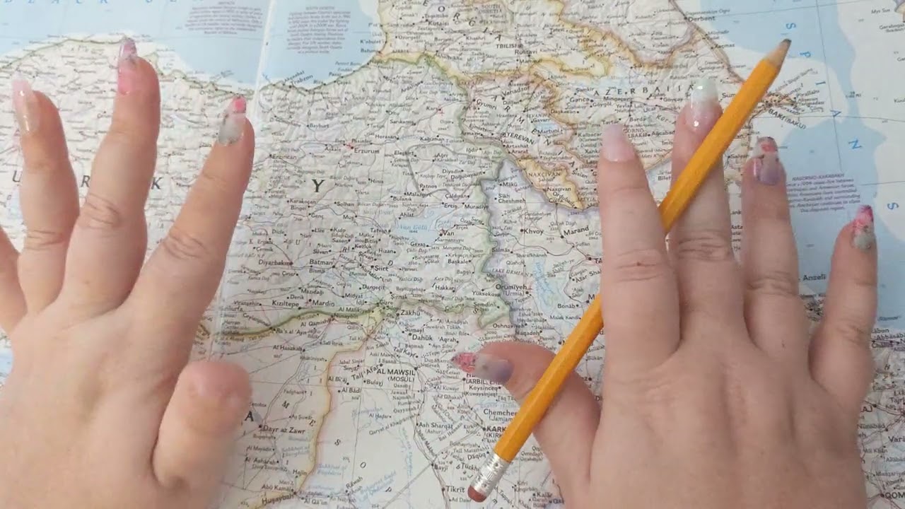 ASMR ~ Ağrı, Türkiye History & Geography ~ Soft Spoken Map Tracing Google Earth