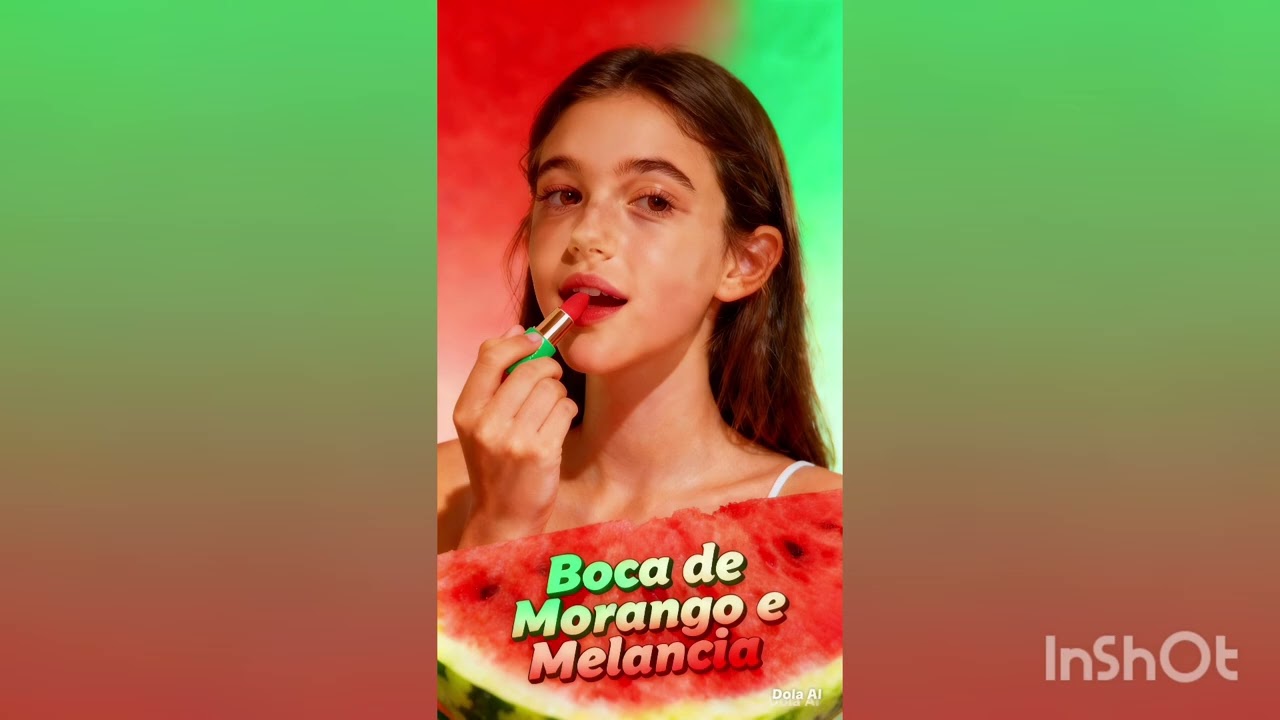 Boca de morango e melancia