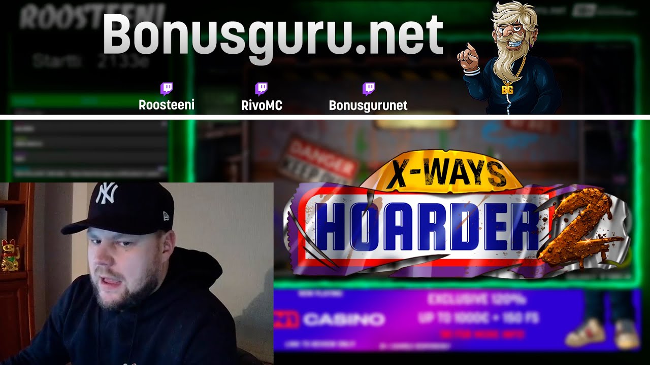 Xways Hoarder 2 / Roosteeni - New Nolimit, New Max Win!  / Bonusguru.net