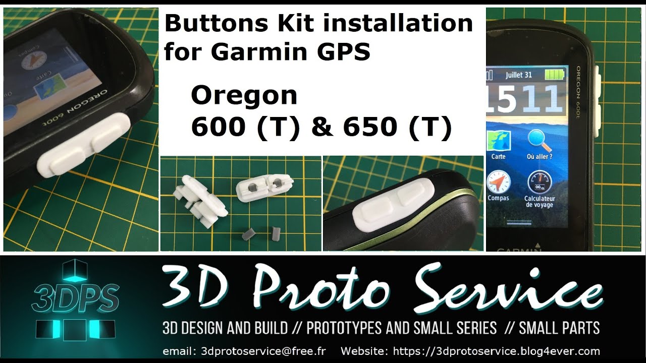Oregon 600   650 Button KIT V6 3 Installation