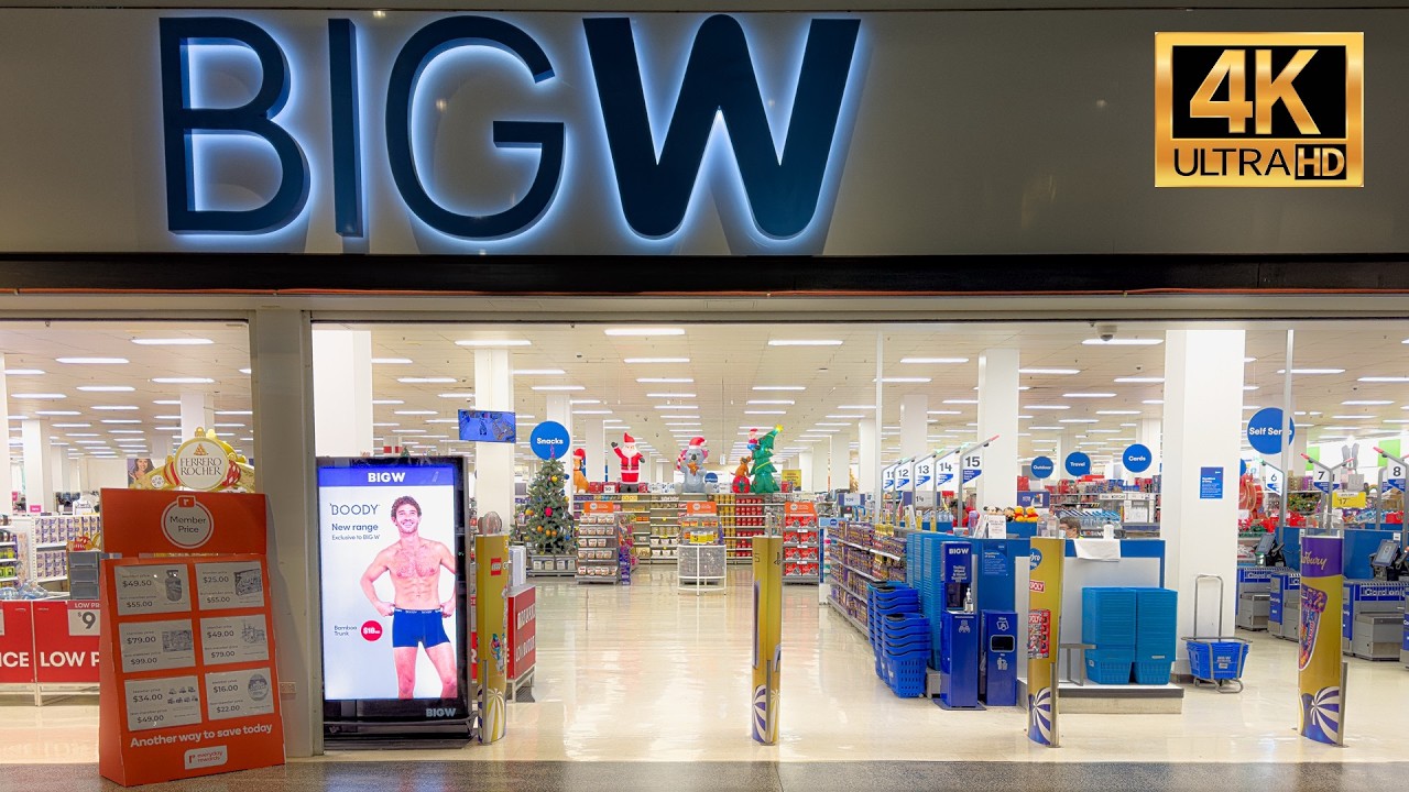 🇦🇺 Откройте для себя универмаг Big W в Мельбурне, Австралия [HD Видео]