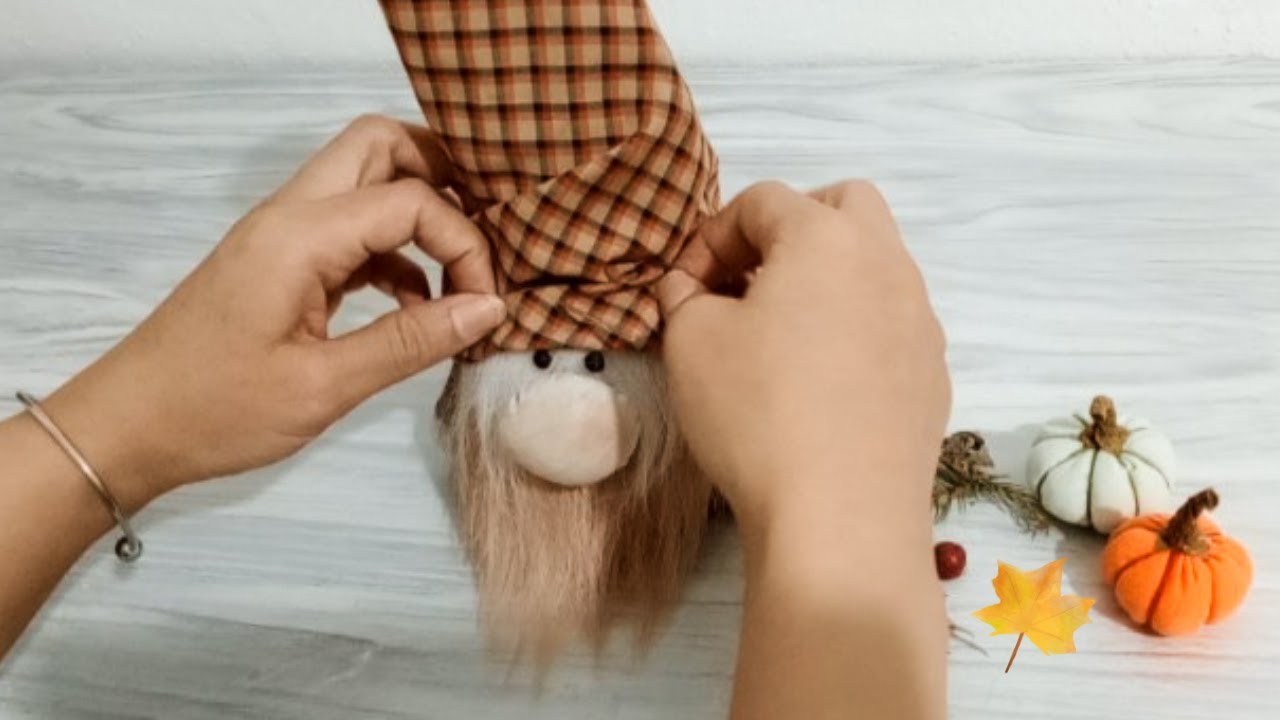 DIY Cute Fall Gnome | Stylish Autumn Decoration