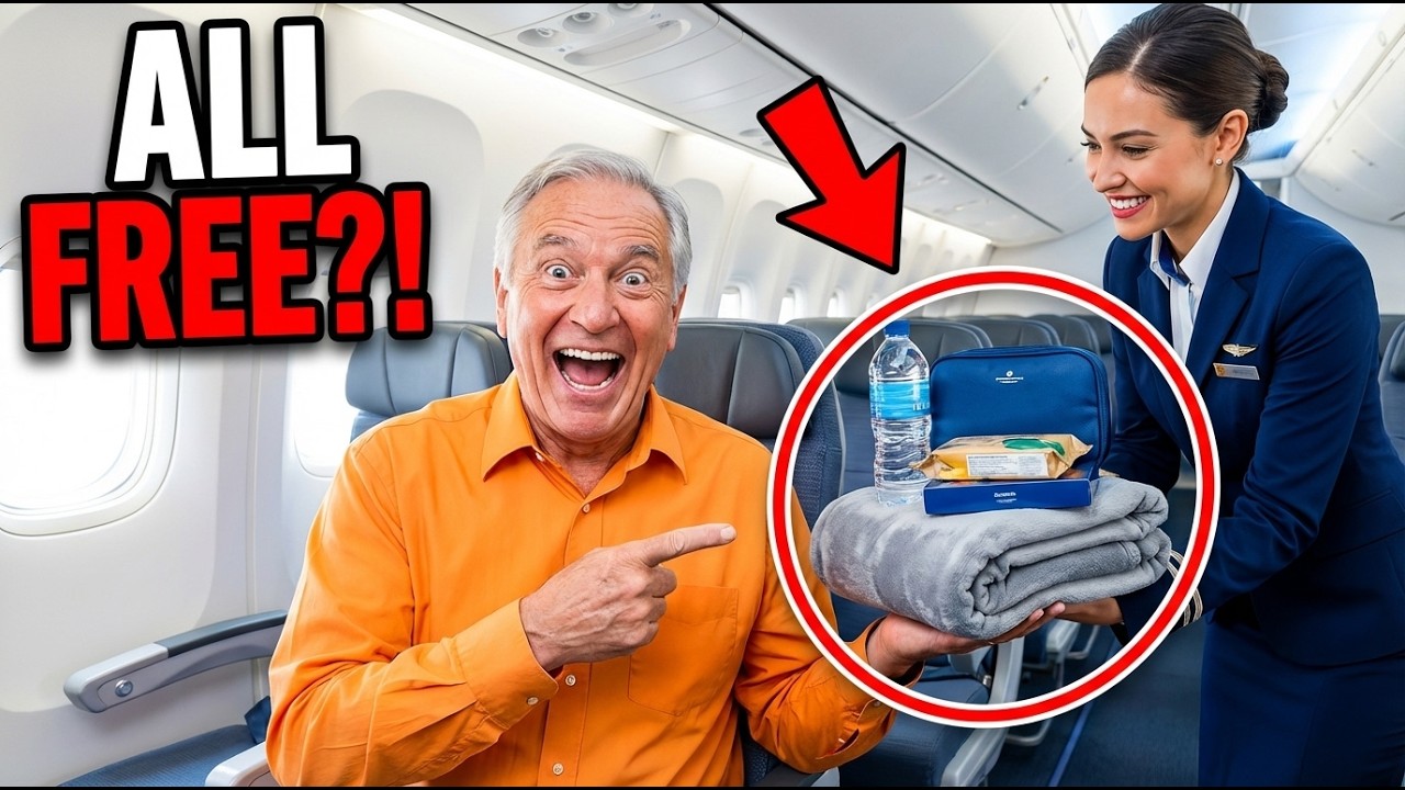11 Free Things Seniors Can Ask For On A Flight in 2026! (Airlines Don't Want You To Know!)