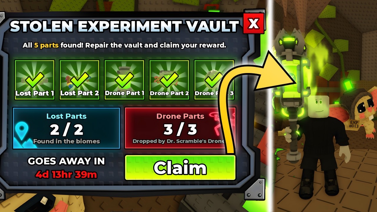 HOW to Get ALL LOST VAULT PARTS in STEAL an EGG Roblox | Full Guide for New Update