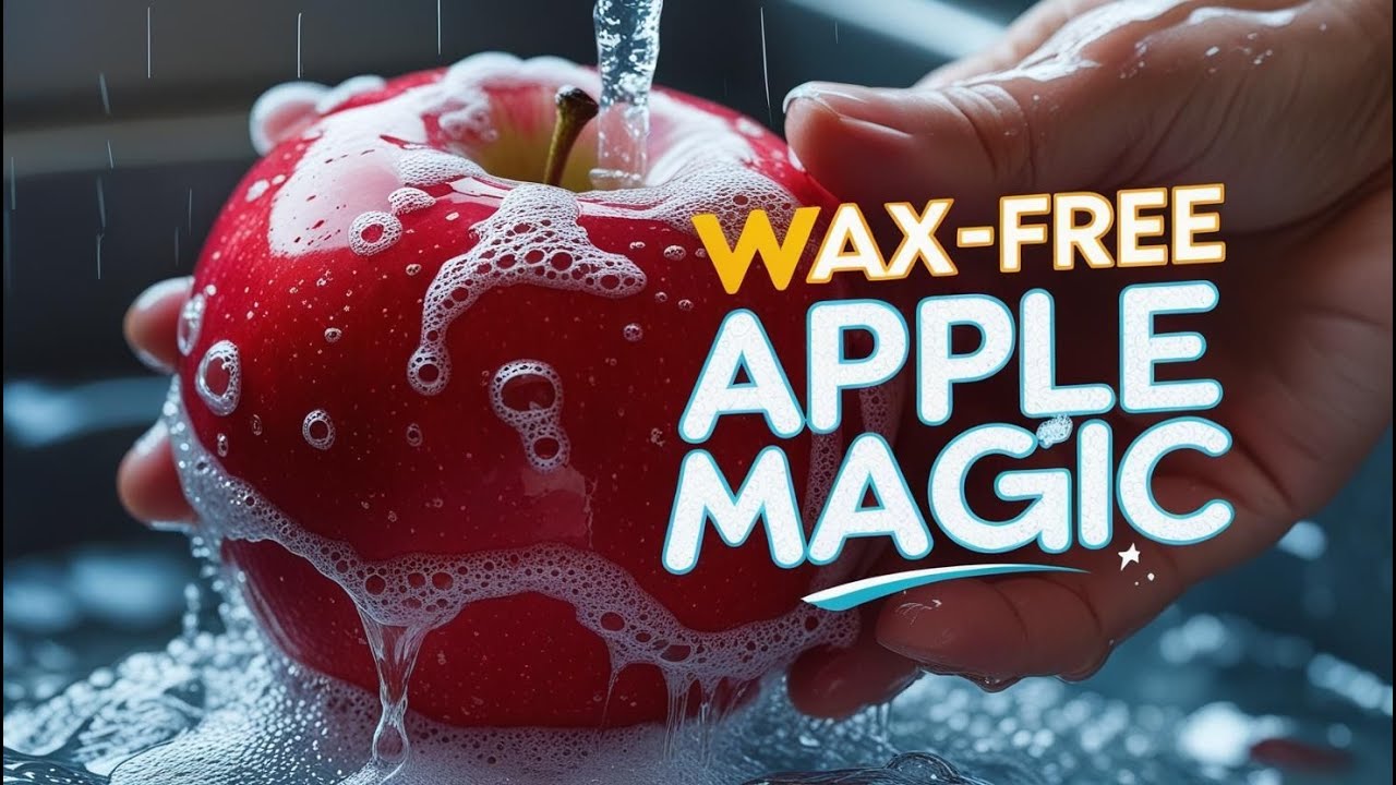 How to Remove Wax from Apples FAST | Safe & Easy Method 🍎 ✨