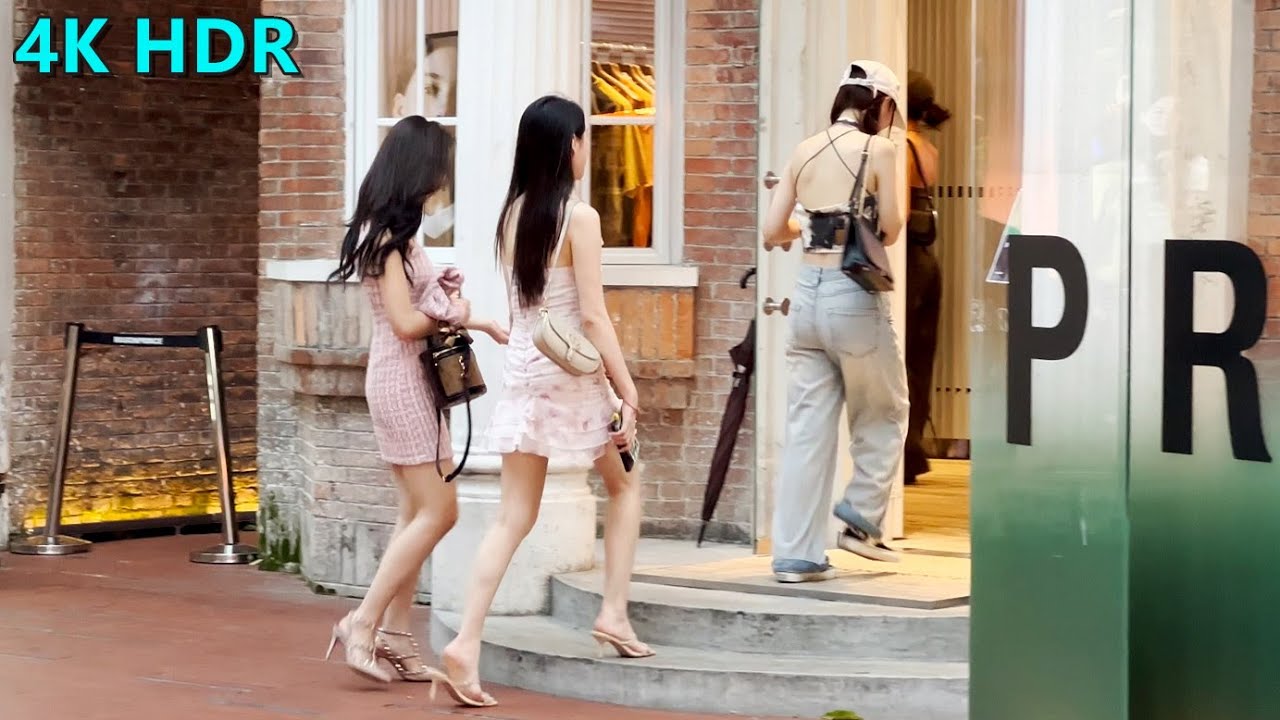 4K HDR广州东山口美女成群，我去一探究竟。Guangzhou, China