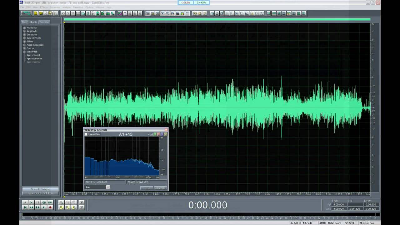 78rpm versus 33rpm recording