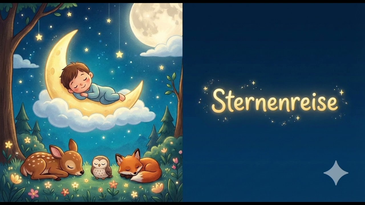 Sternenreise (lange Version)– Beruhigendes Schlaflied für Kinder zum Einschlafen (Einschlafmusik)