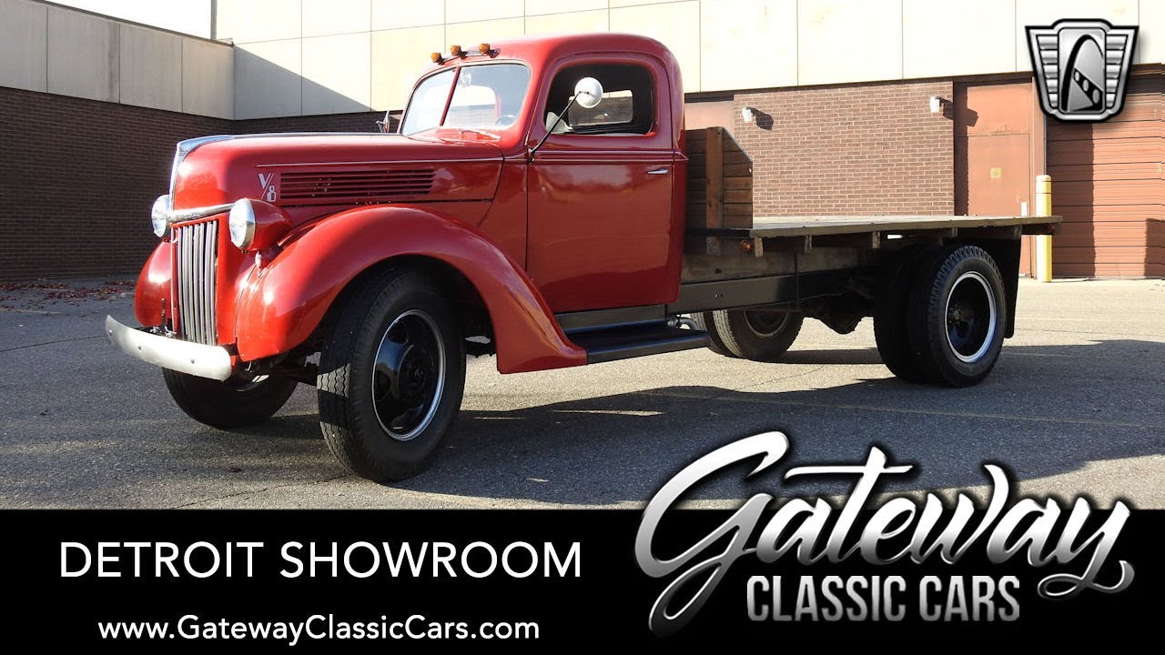1940 Ford 2 Ton Flat Bed Pickup Truck For Sale Gateway Classic Cars of Detroit Stock#1730DET