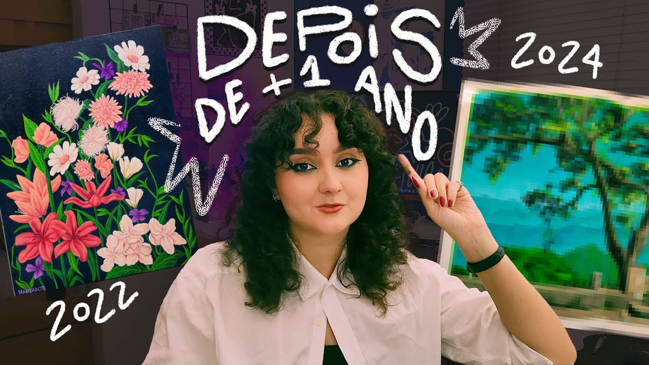 pintando com tinta acrílica + maquia e fala ✷ vlog de estúdio 01
