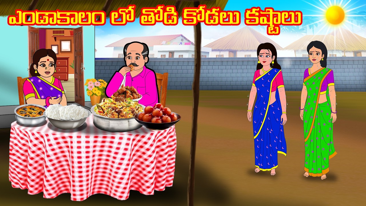 ఎండాకాలం లో తోడి కోడలు కష్టాలు full video | Atha vs Kodalu | Telugu stories | Telugu Kathalu
