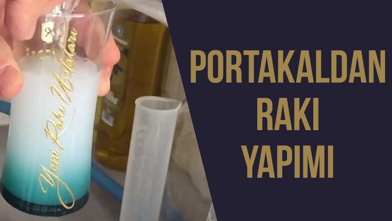 Portakaldan Rakı Yapımı!