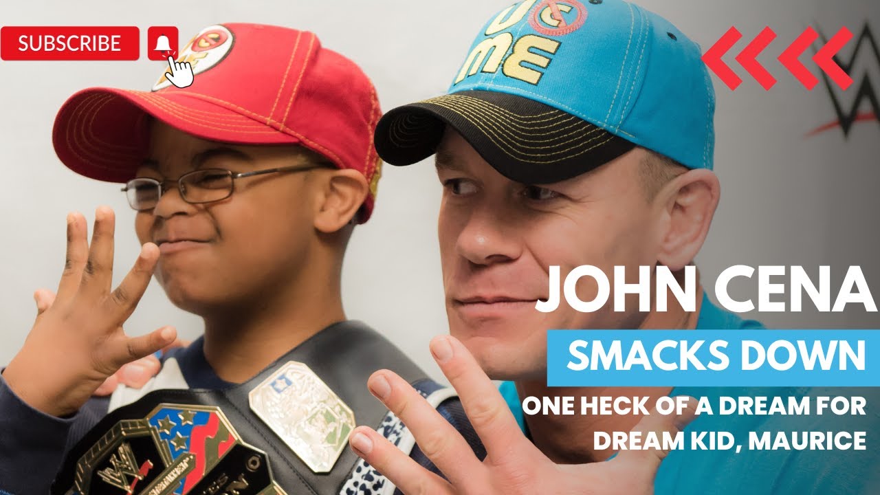 Maurice meets WWE's John Cena at Monday Night Raw