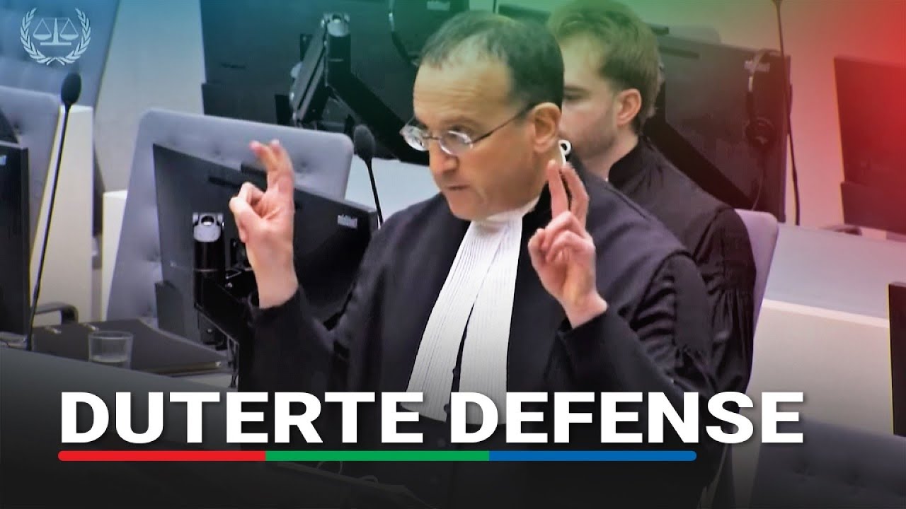 FULL: Depensa ng kampo ni Duterte sa unang araw ng ICC confirmation of charges hearing