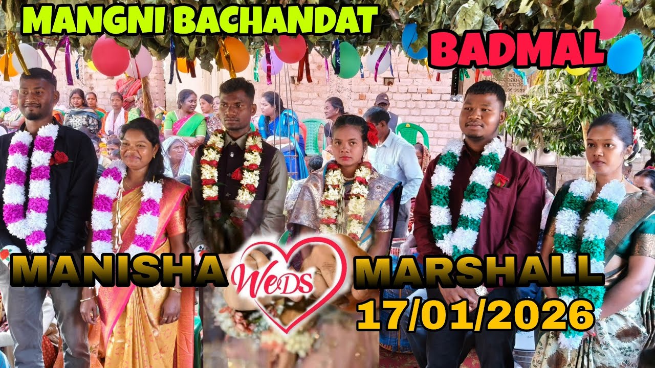Mangni Bachandat// Manisha wed Marshall // full comedy 😁🤣