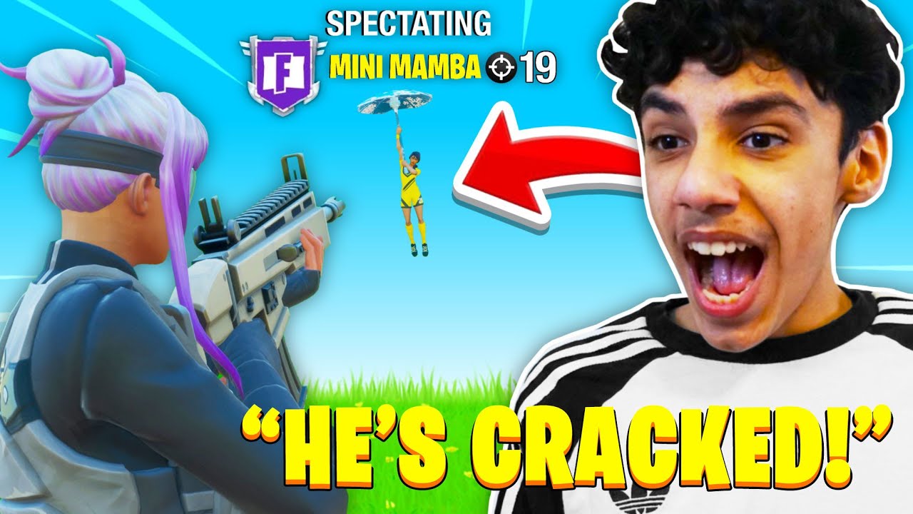 I Died to My Little Brother In Fortnite and Spectated Him! (SHOCKING)
