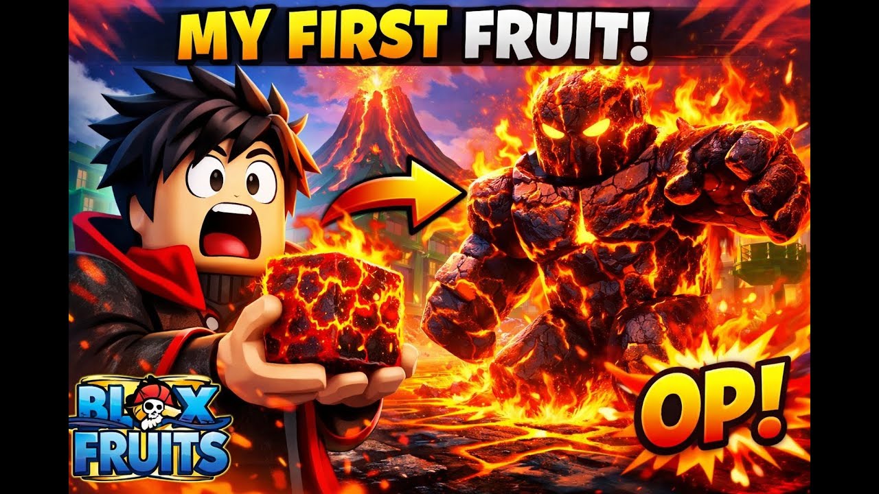 First Fruit Ever… MAGMA CARRY?! IN BLOXFRUIT