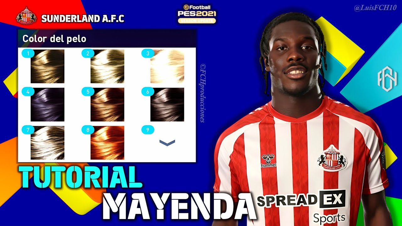 TUTORIAL COMPLETO | COMO CREAR A MAYENDA 2025 EN PES 2021 | HOW TO CREATE | FACE & STATS | LuisFCH