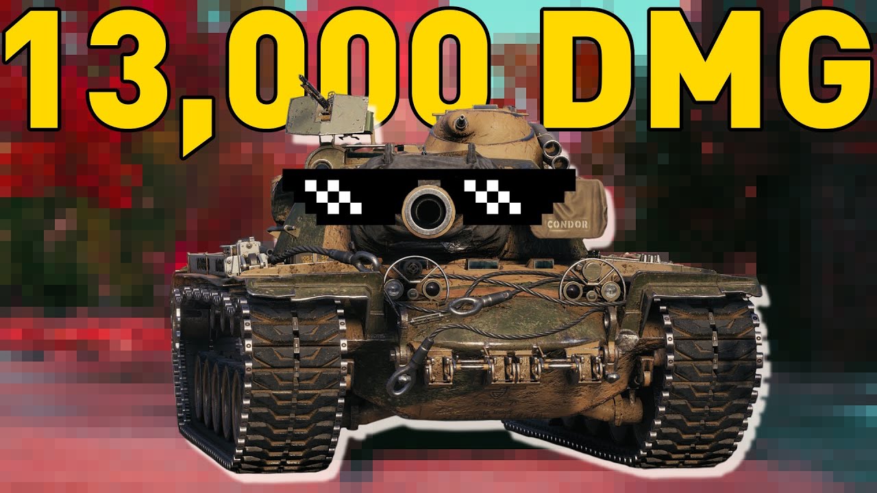 T110E5 РАЗБИВАЕТ 13 000 в World of Tanks!
