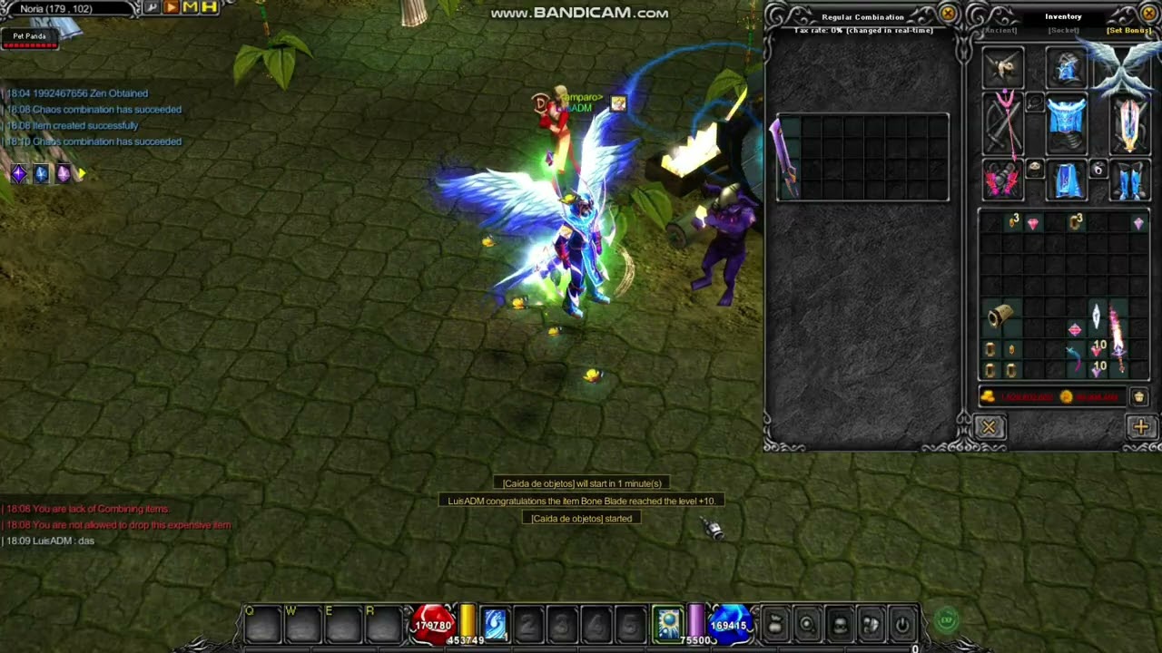 Chaos Mix Success  and Fail Global Message + Discord Expanded MuOnline   MUE EMULATOR