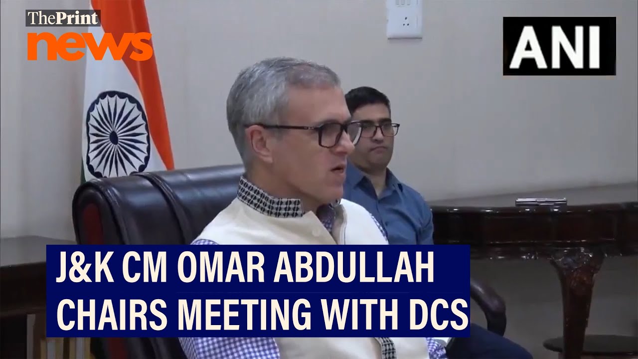 J&K CM Omar Abdullah chairs meeting with DCs of border districts to assess ground situation