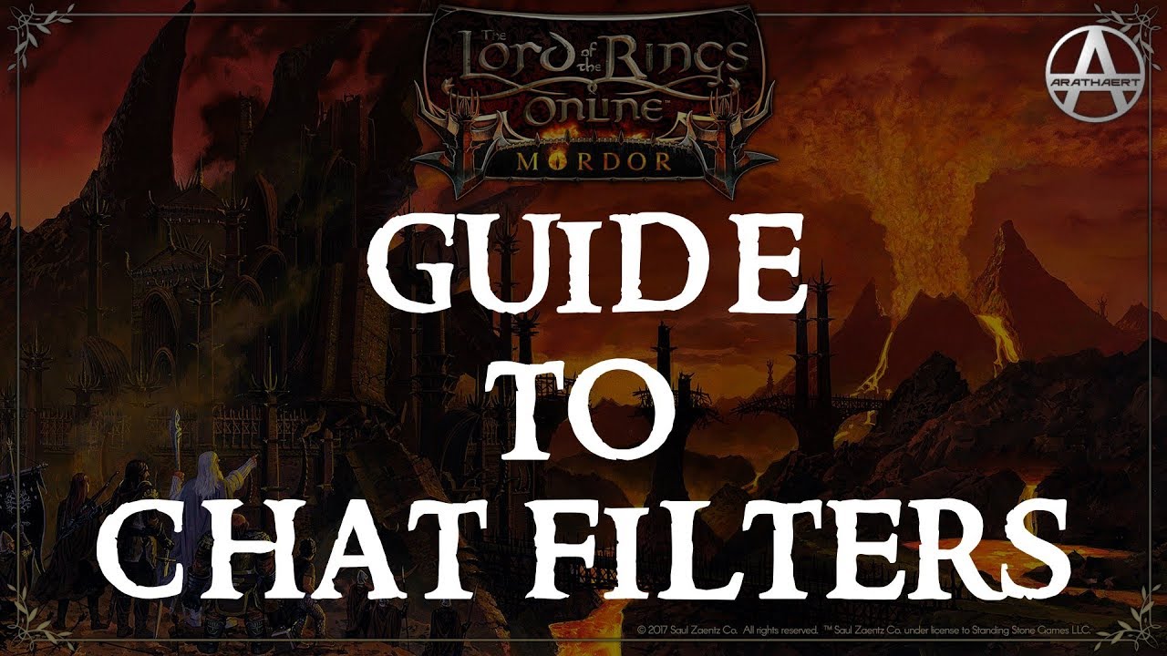 LOTRO Guide to Chat Filters
