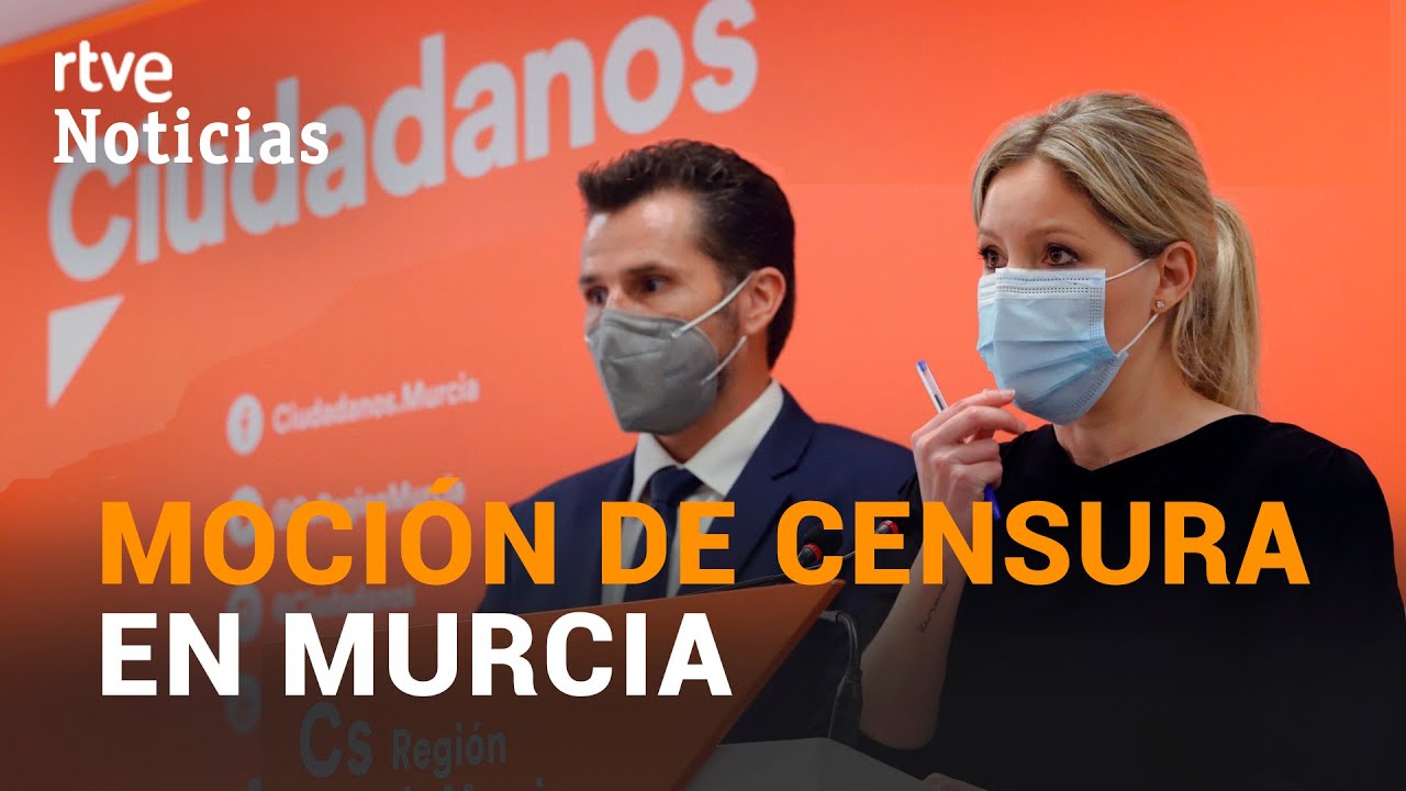 MURCIA: CIUDADANOS presenta una MOCIÓN DE CENSURA con el PSOE y rompe con el PP | RTVE Noticias