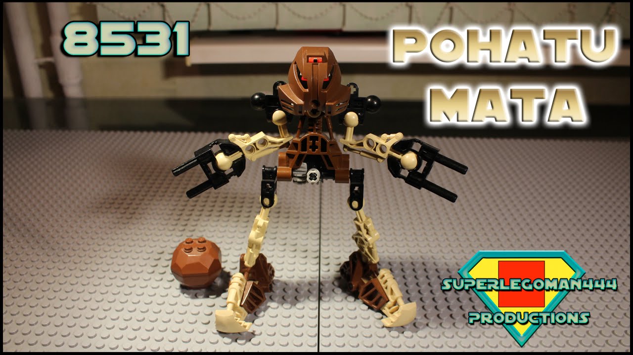 Lego Bionicle 8531 Pohatu Mata Review