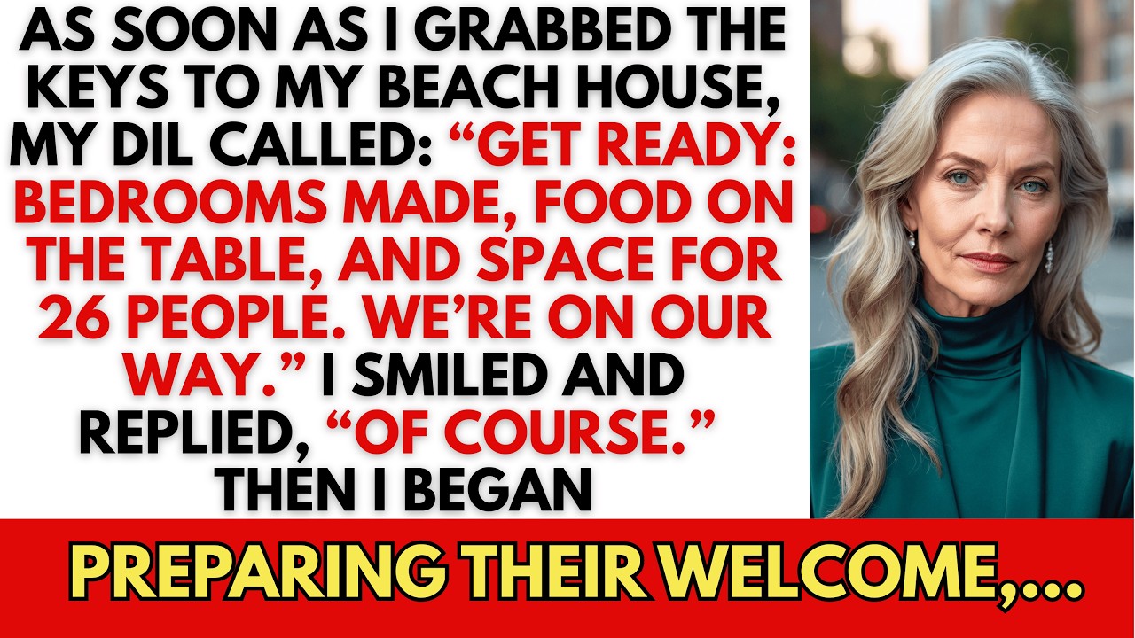 I Bought My Beach House, My Daughter-In-Law Said: “Get The Rooms Ready, Food On The Table 26 People”