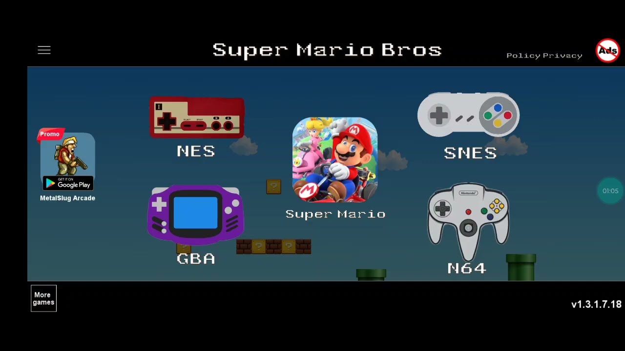 jogando Mario 