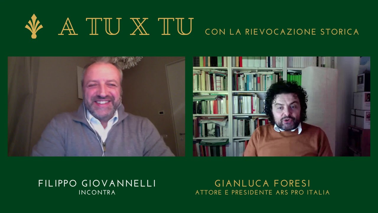A TU X TU con Gianluca Foresi