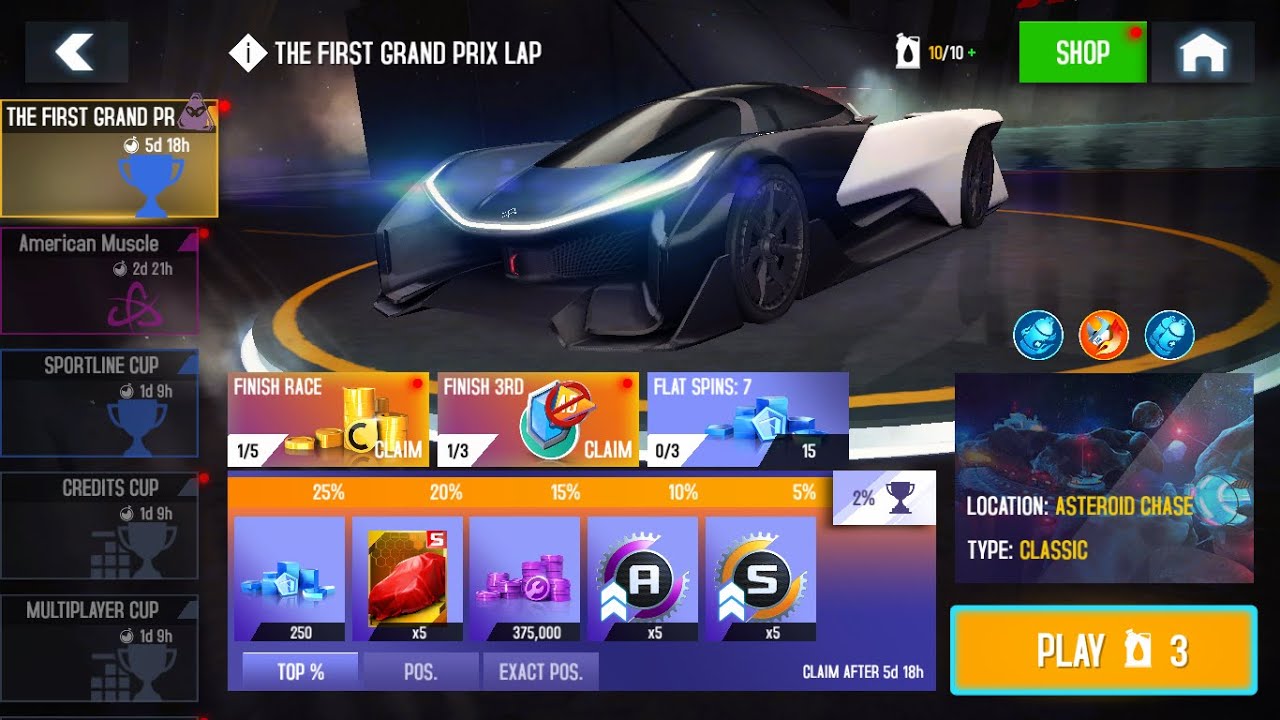 THE FIRST GRAND PRIX LAP top 2% with faraday