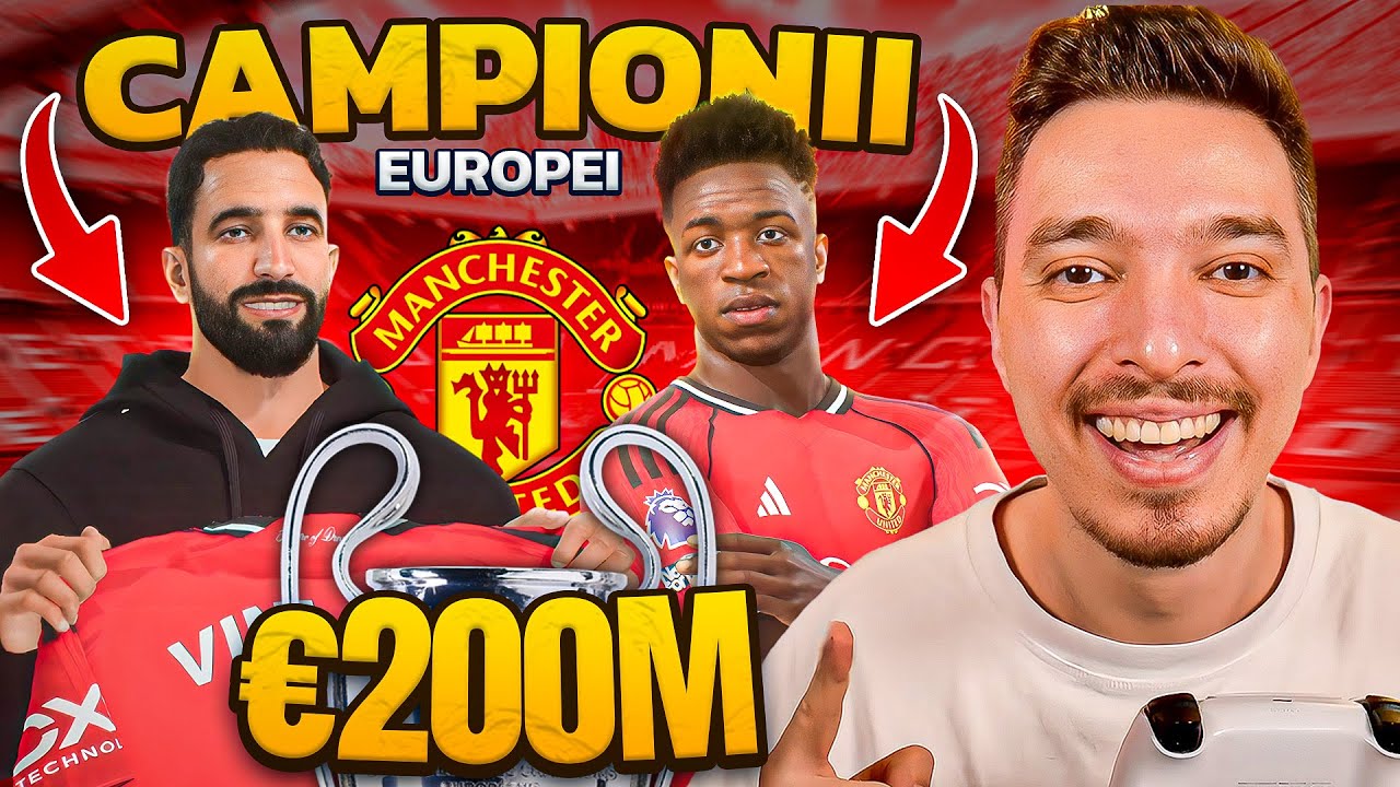 CHELTUIESC 200M EURO IN FIECARE SEZON LA MANCHESTER UNITED PANA CASTIG UCL! EA FC 26 ROMANIA