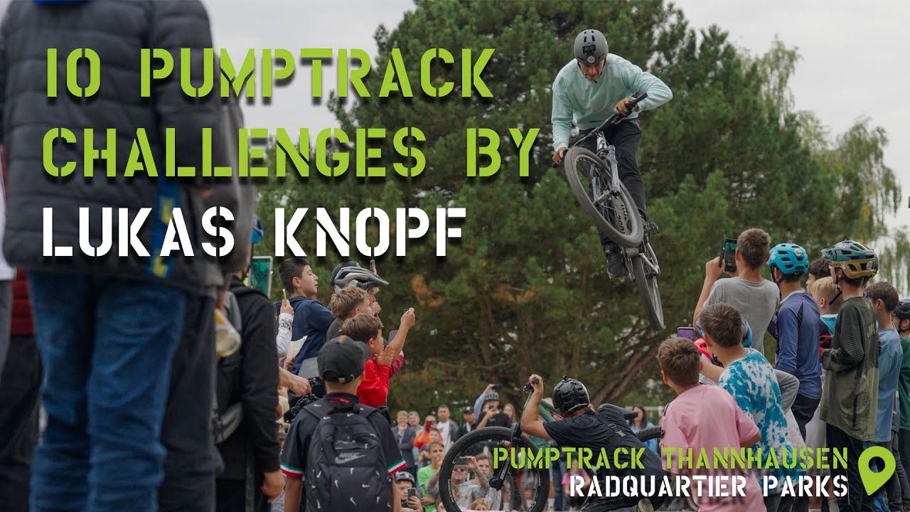 10 Pumptrack Challenges 🤯 mit Lukas Knkopf – Asphalt Pumptrack Thannhausen | RadQuartier Parks