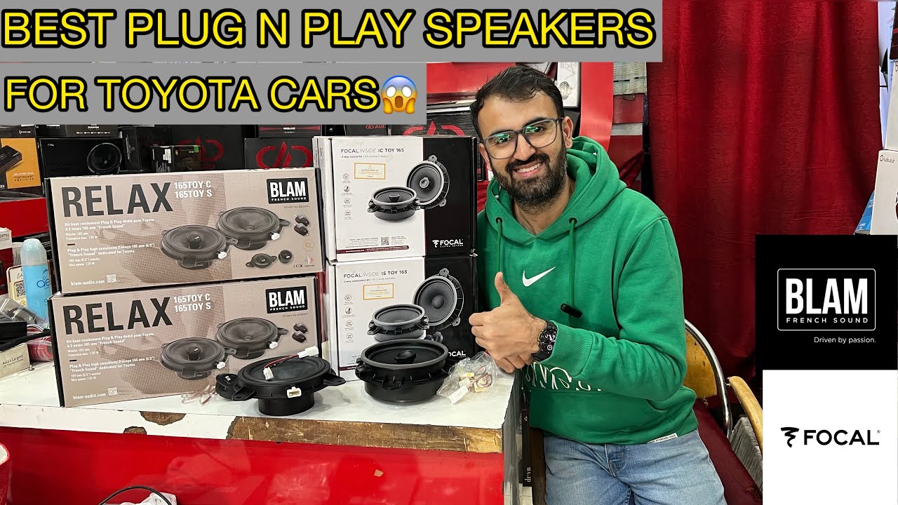 NEW FORTUNER में लगा दिए BEST PLUG N PLAY SPEAKERS🔥😱|BEST PLUG N PLAY COMPONENT SPEAKERS FOR TOYOTA✅